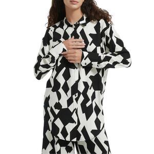 Be You Womens/Ladies Monochrome Shirt / Black/White